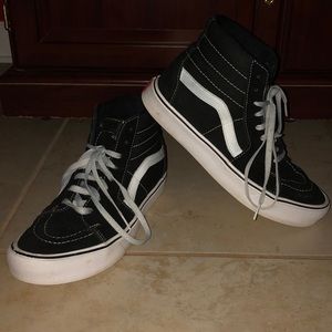 Black hightop vans